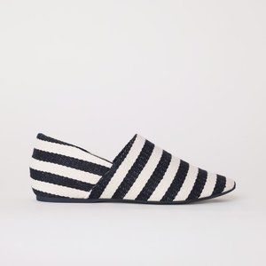 H&M Wedge-heeled Mules striped slippers